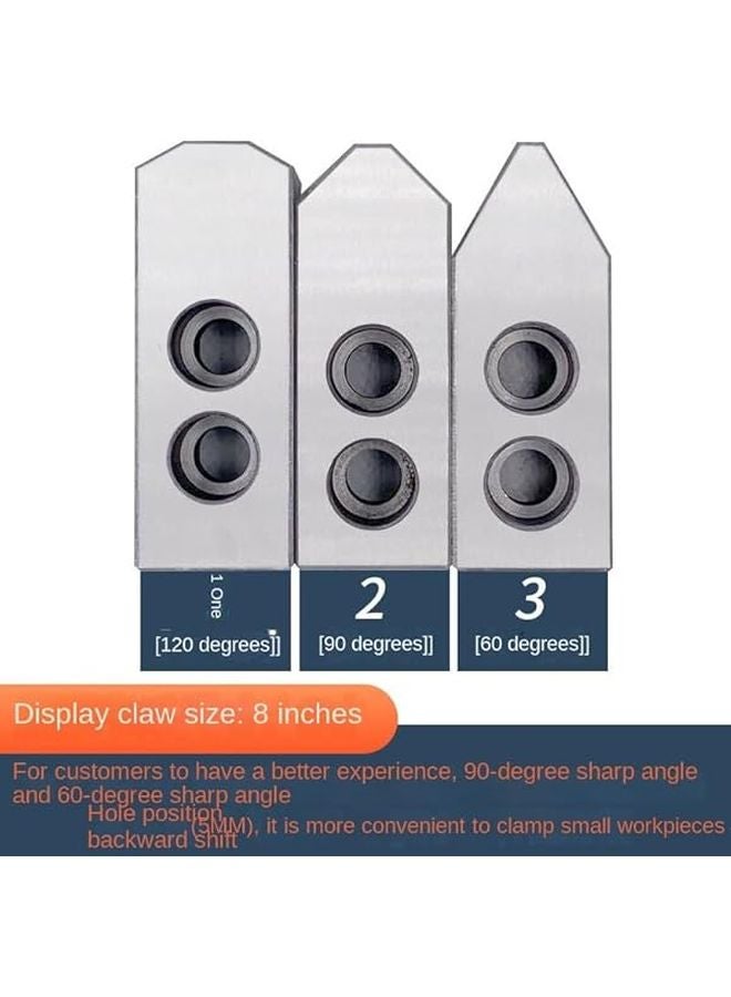 Hydraulic Chuck Three Claw Raw Soft 6 8 10 12 Inch Extended Thickened Lathe Fixture Color 5 - Image 3